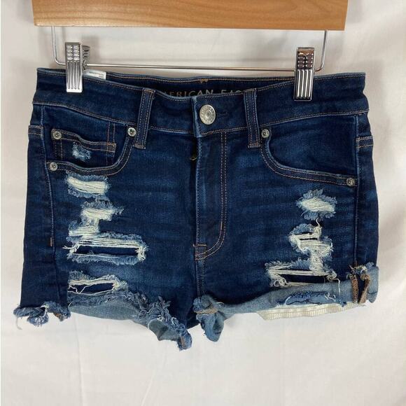American Eagle Next Level Stretch Hi Rise Shortie Size 2 - Picture 1 of 3